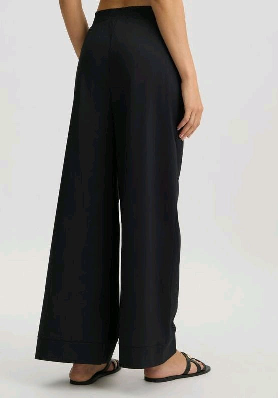 liu jo pantaloni a palazzo in cotone va5065ts330